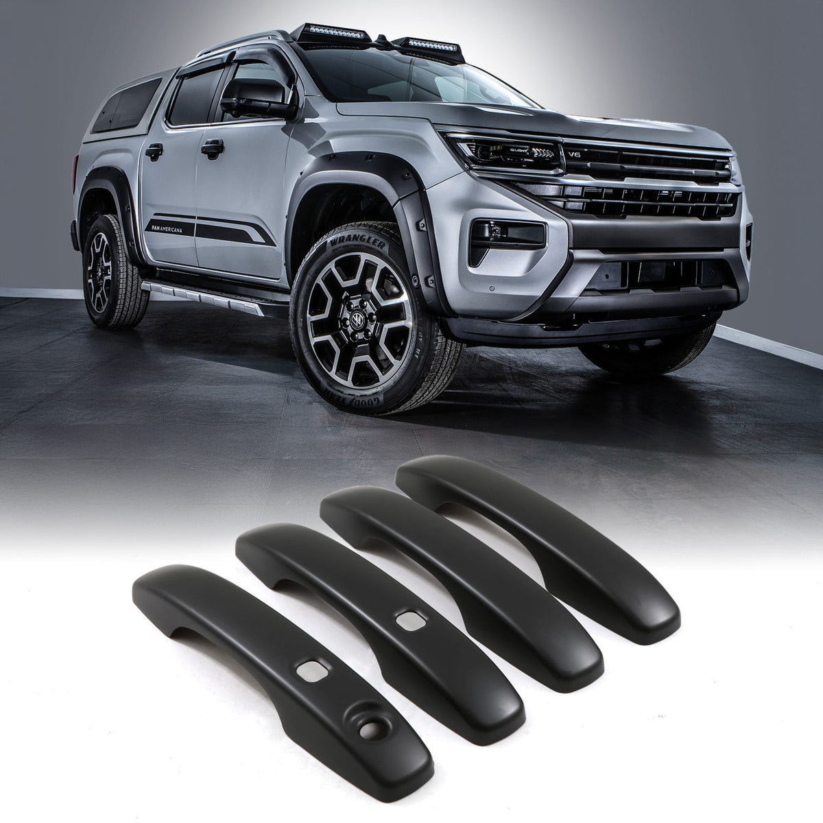 Black Door Handle Covers for VW Amarok MK2 2023+