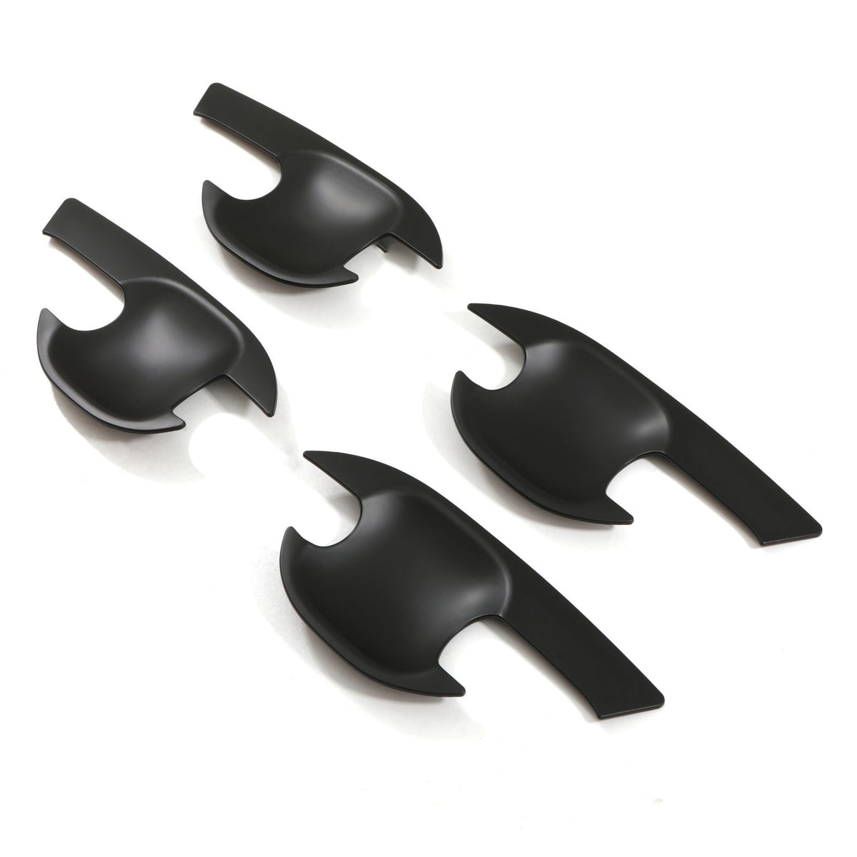 Black Door Handle Inserts for Ford Ranger T6 T7 T8 12-21
