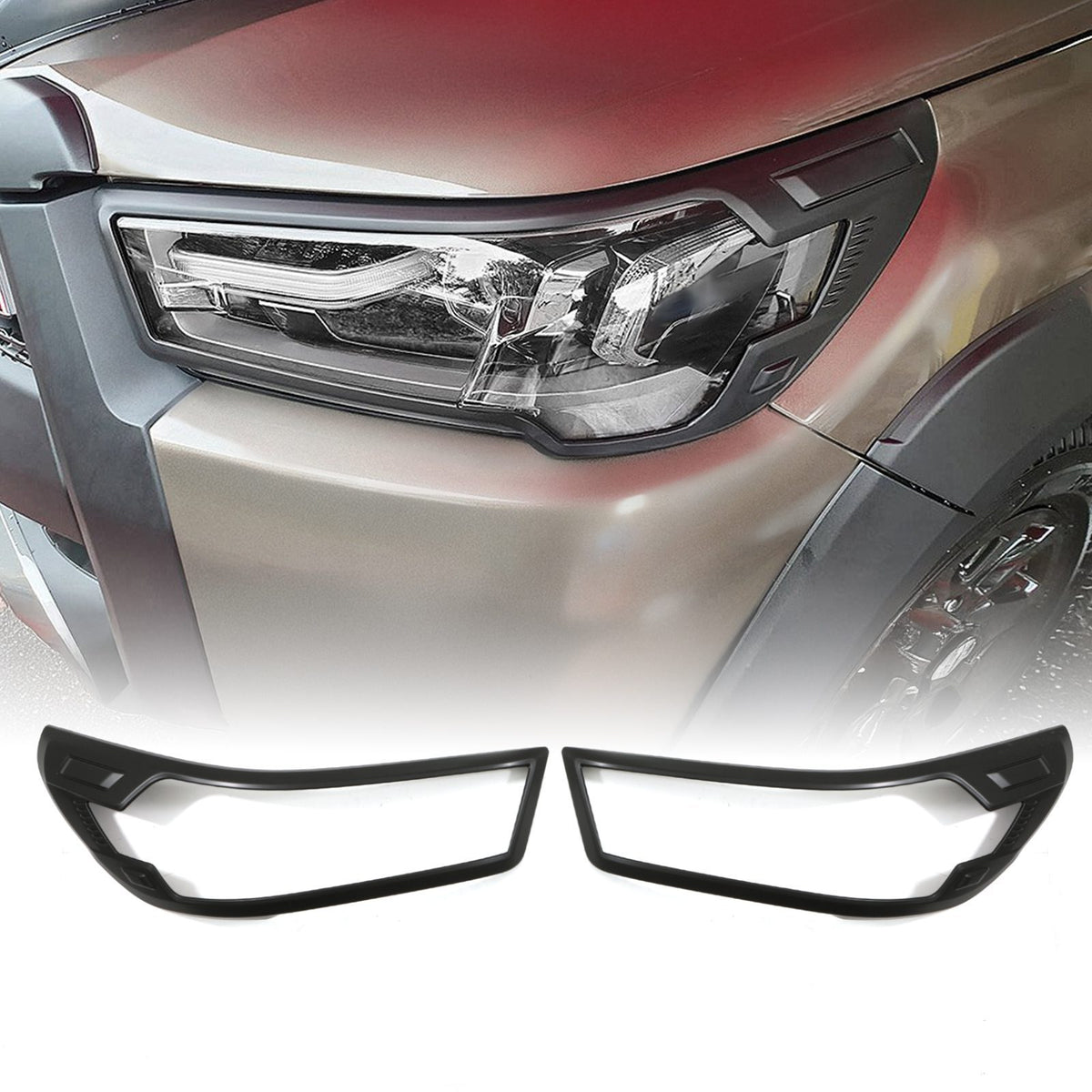 Headlight Surround Trim Kit for Toyota Hilux Revo 2020+