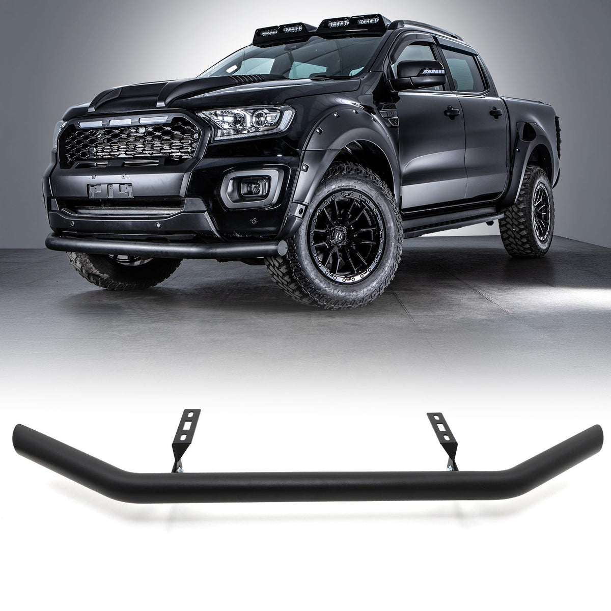 Single Nudge Bull Bar for Ford Ranger T6 T7 T8 2012-22
