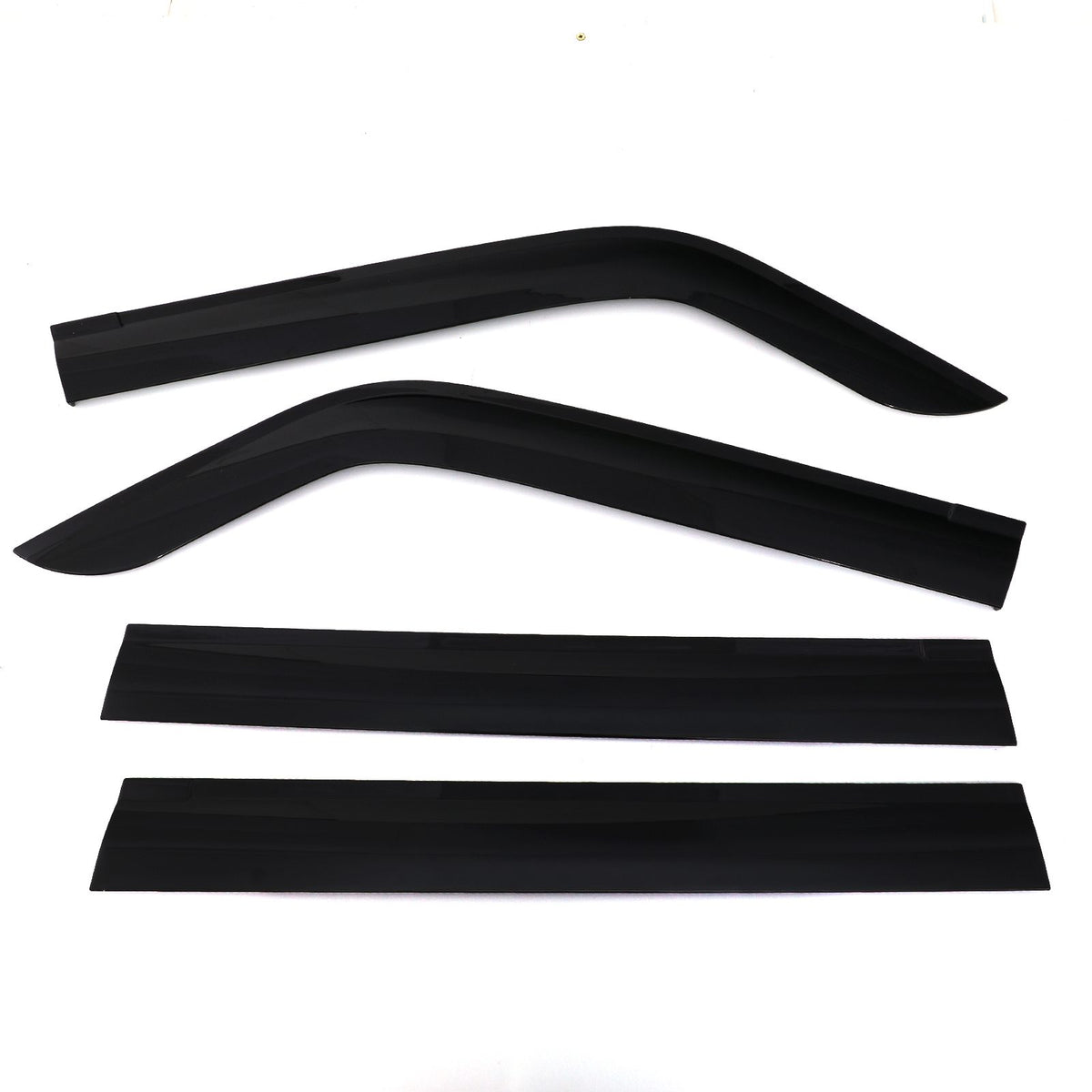 Tinted Front &amp; Rear Wind Deflectors for Toyota Land Cruiser Prado 250 2024+