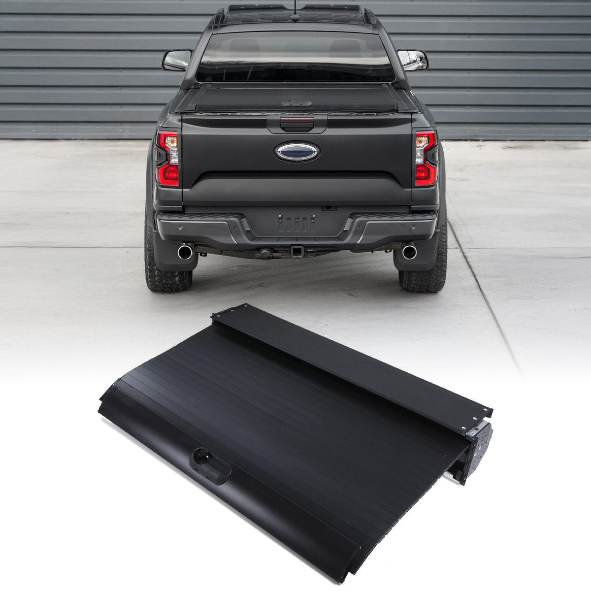 Black Aluminium Tonneau Roller Cover for Ford Ranger T9 2023+