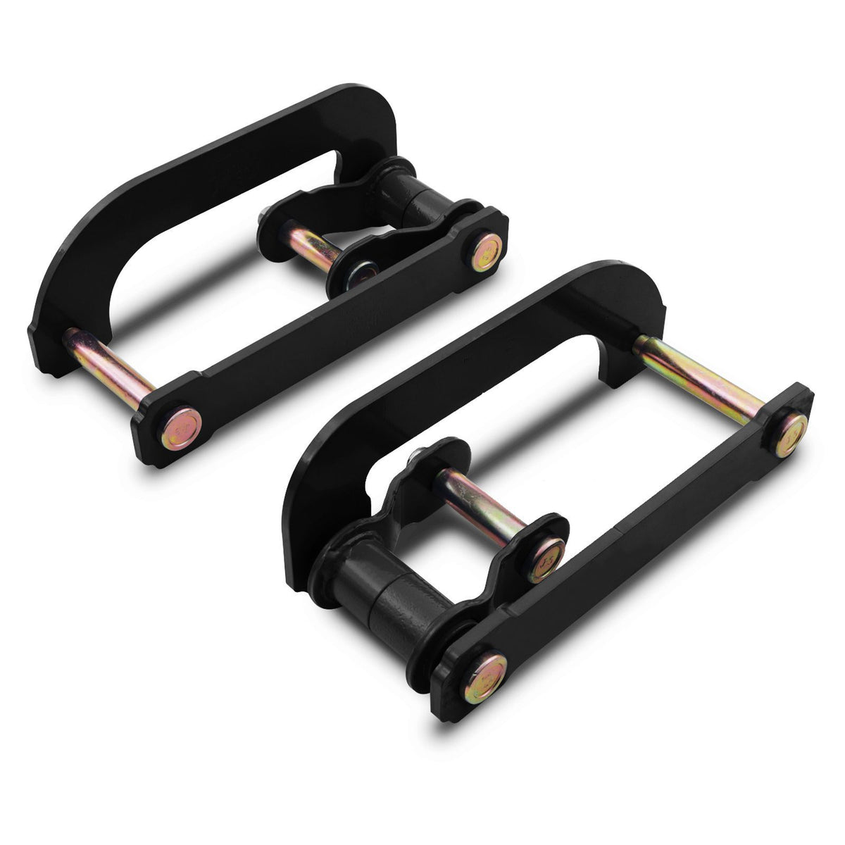 2" Black Rear Lift Shackles for Nissan Navara D40 05-15