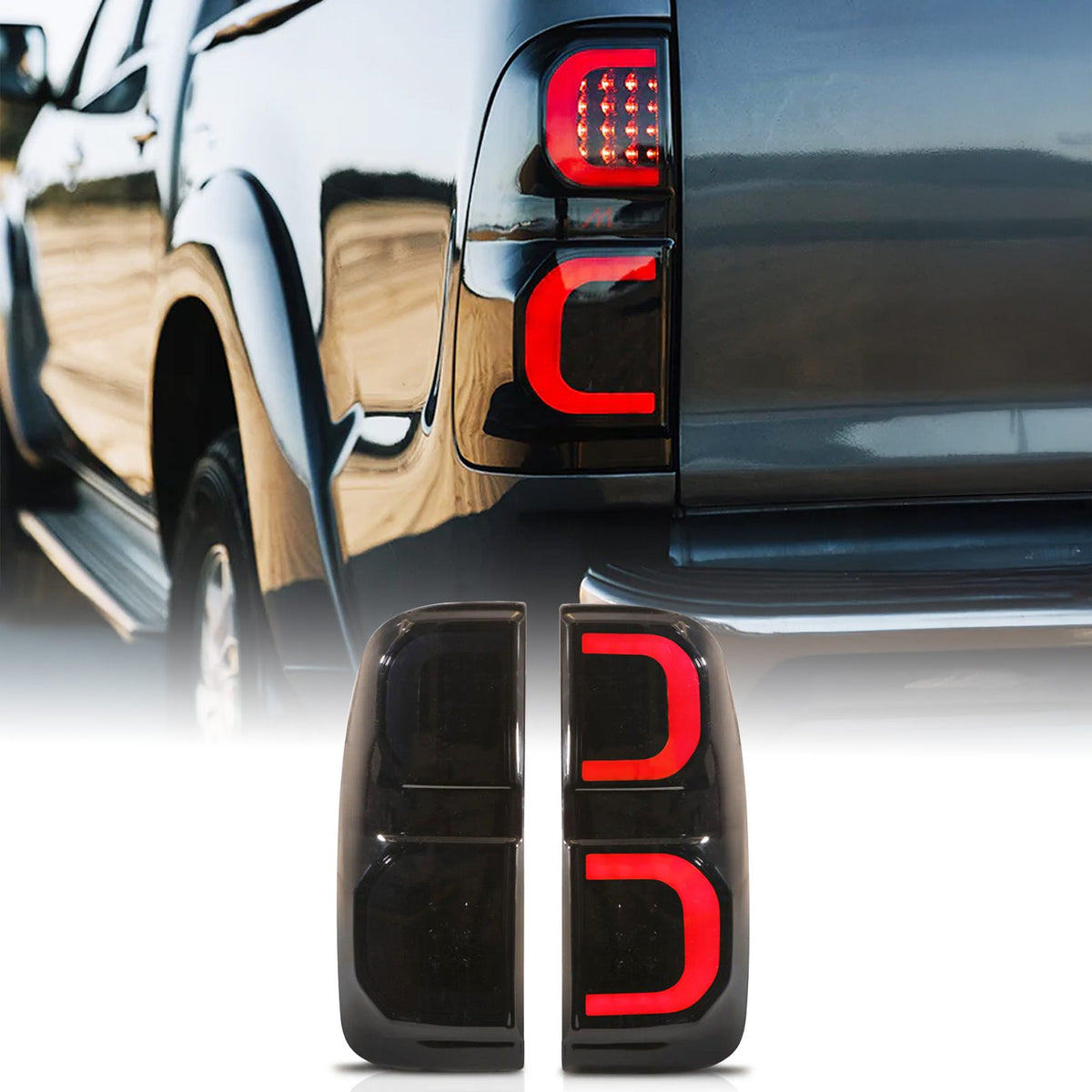 Rear LED Tail Lights for Toyota Hilux Vigo 05-15