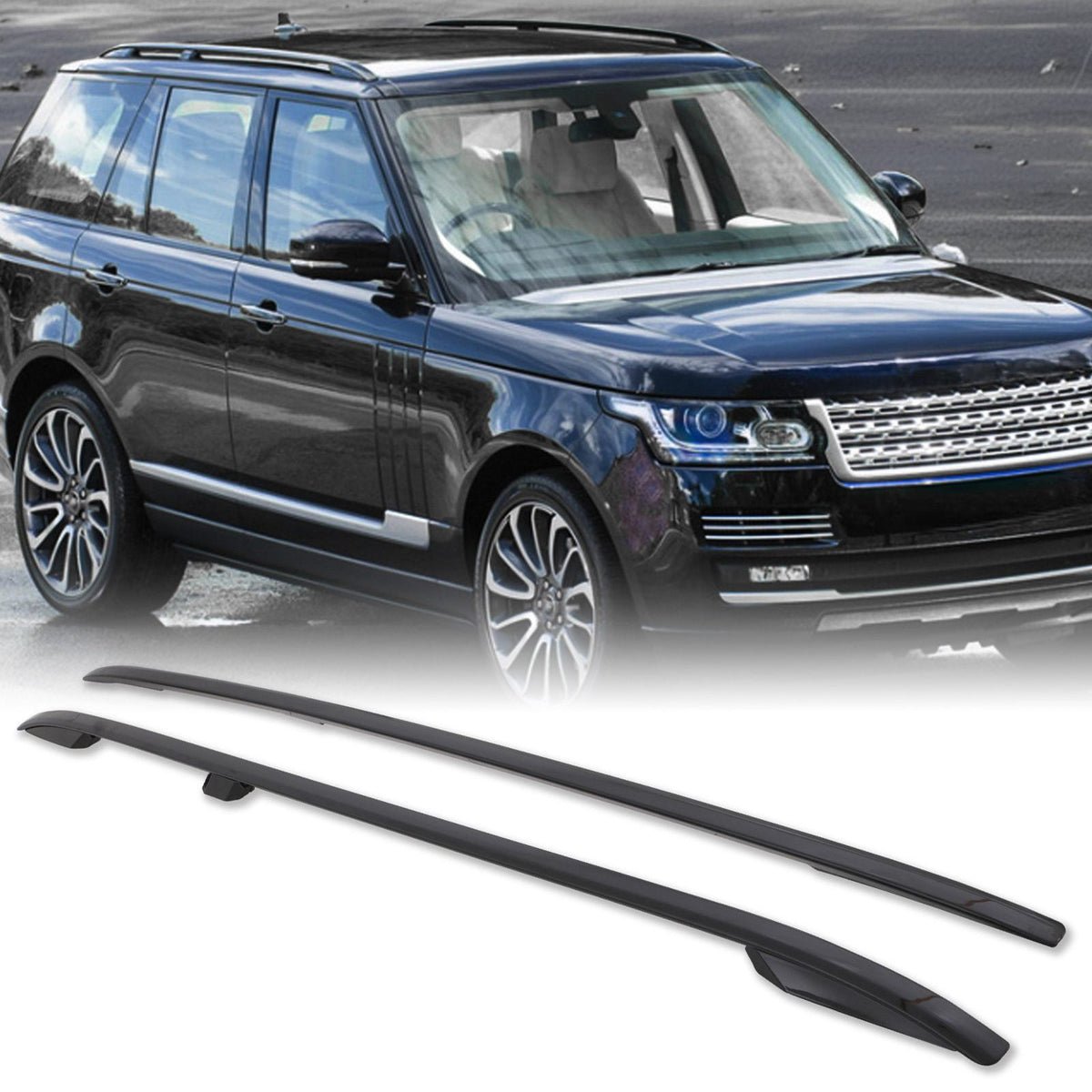 Black Roof Rails for Range Rover Vogue L405 13-21