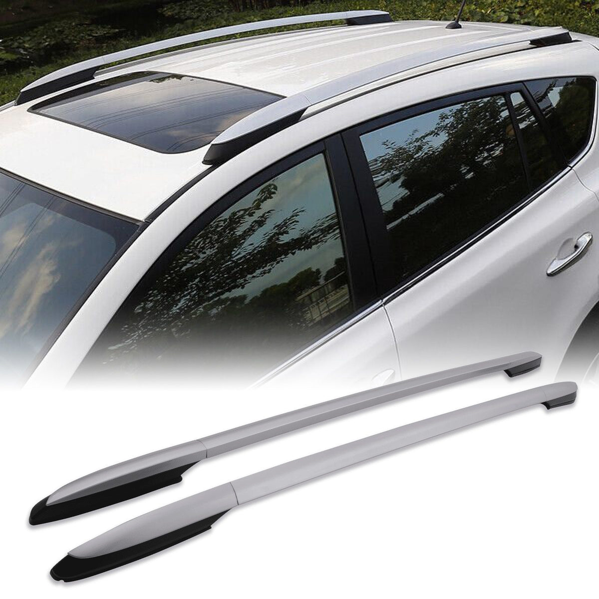 Silver Roof Rails for Toyota RAV4 XA40 13-18