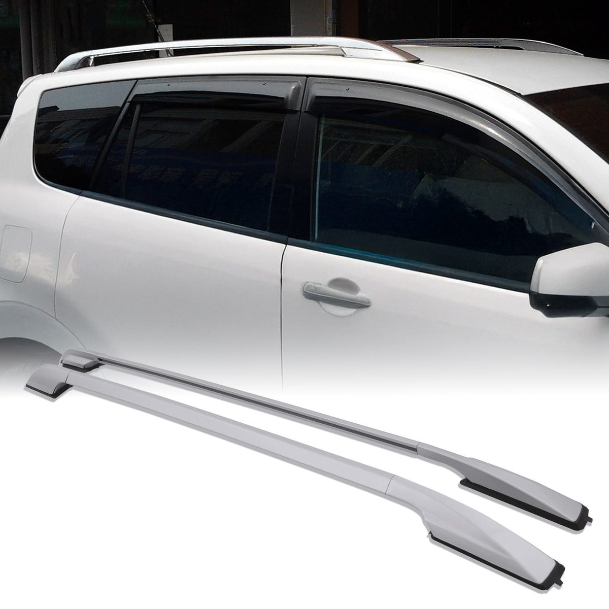 Silver Roof Rails for Toyota RAV4 XA30 06-12