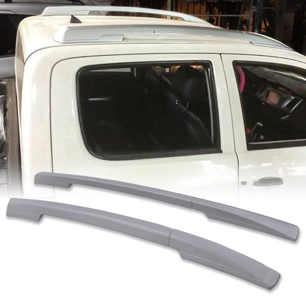 Silver Roof Rails for Toyota Hilux Vigo 06-15