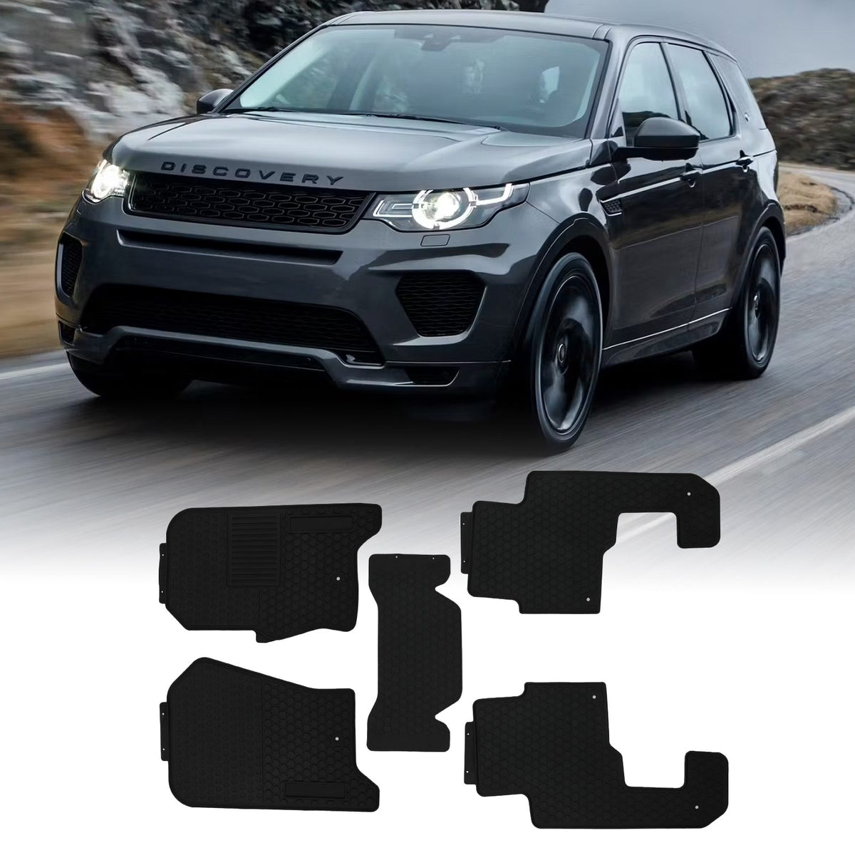 Interior Car Floor Mats for Land Rover Discovery 3 &amp; 4 L319 04-16