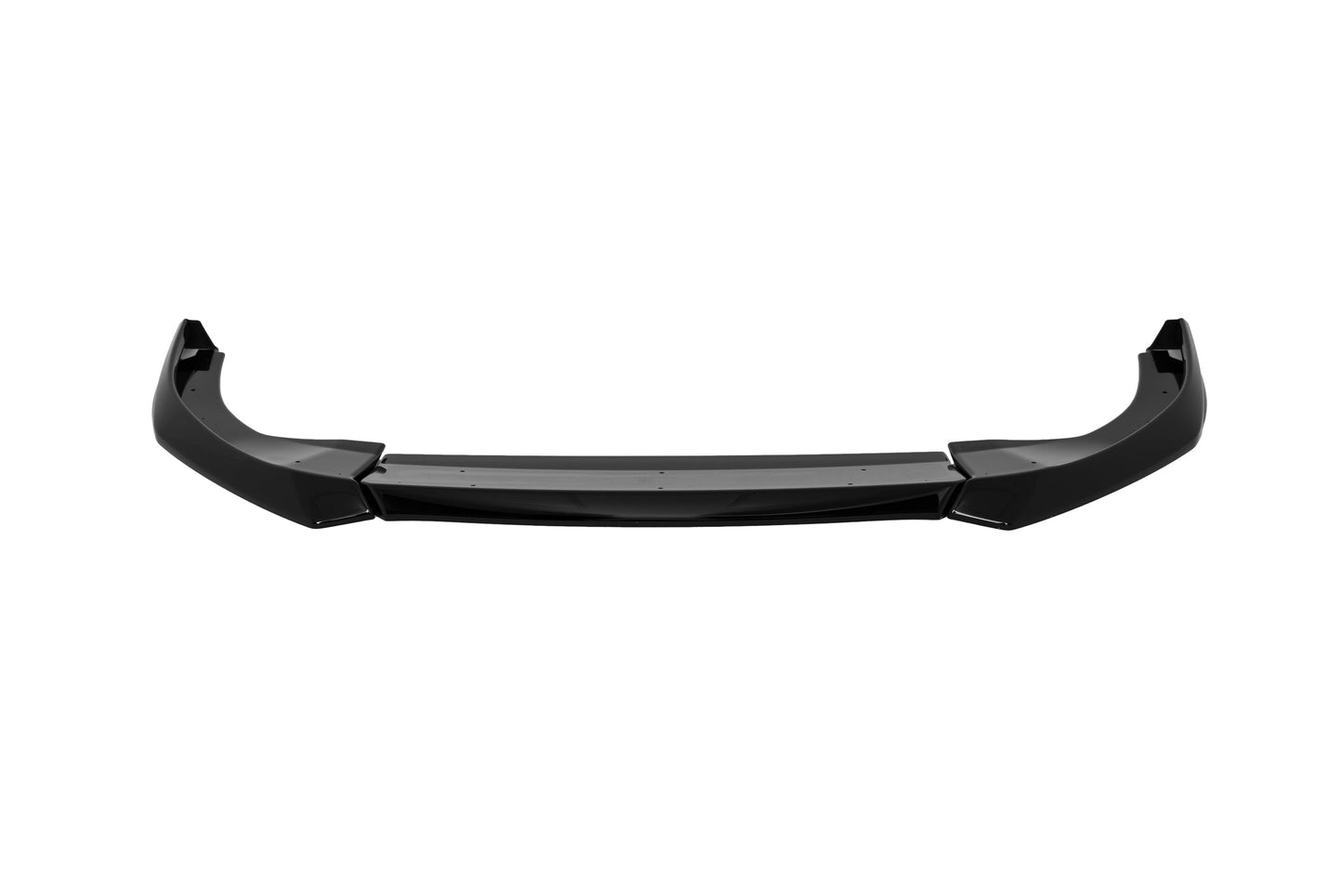 VW Golf R-Line & Golf GTI Mk8 EVO-1 Gloss Black Front Splitter by ZAERO (2020+)