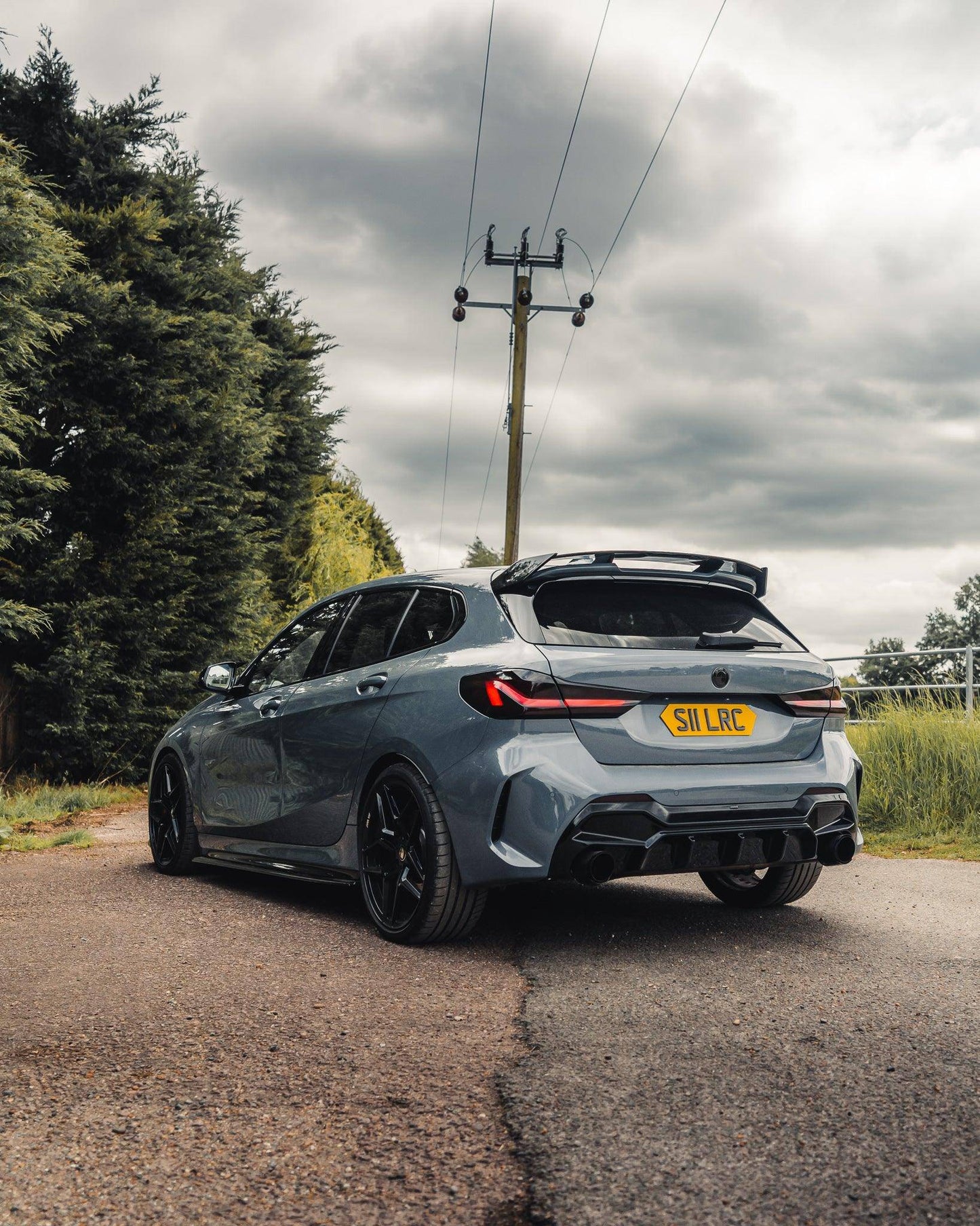 BMW 1 Series 118i & 120d M Sport, 128ti & M135i xDrive F40 Gloss Black Performance Rear Wing Spoiler (2019+)