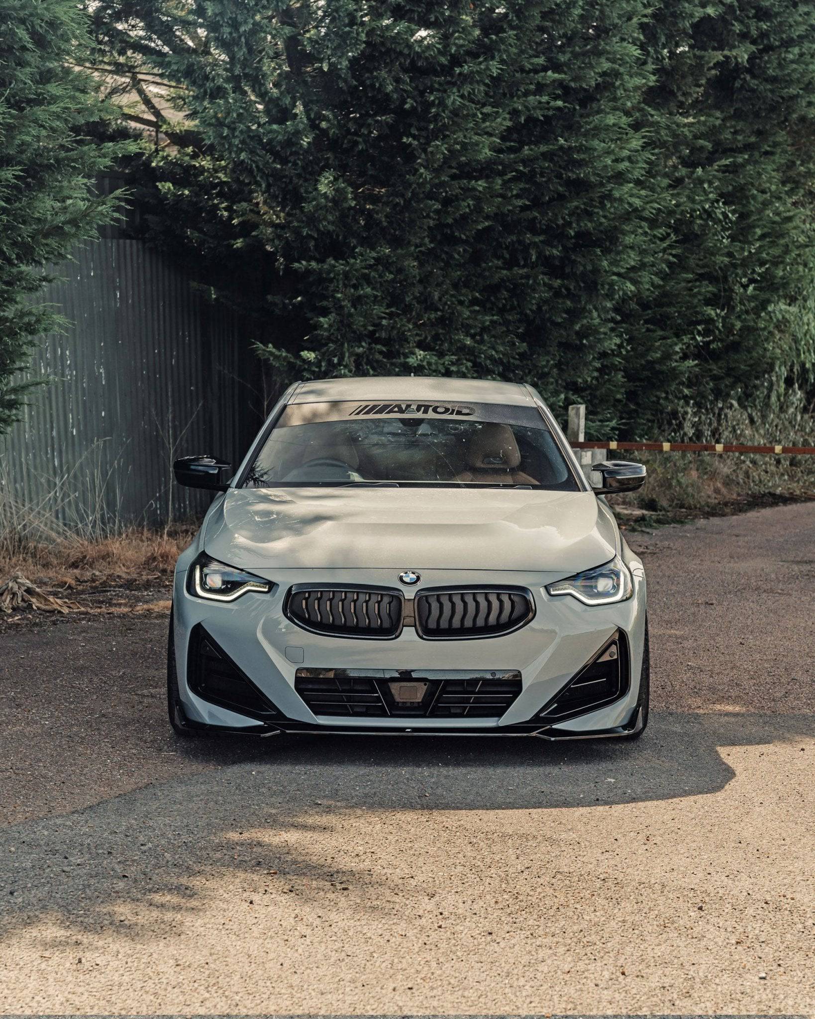 BMW 2 Series & M240i G42 Gloss Black Front Splitter (2021+)