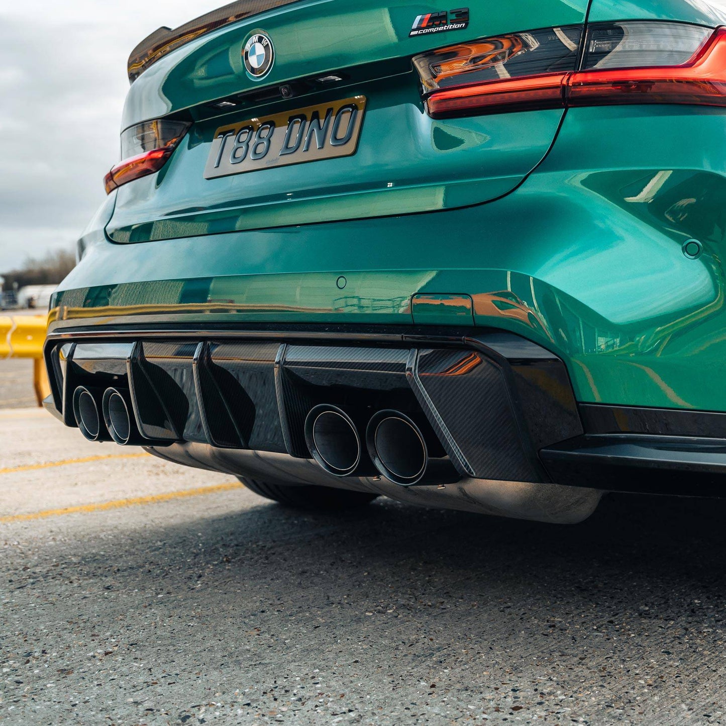 BMW G80 G81 M3 & G82 G83 M4 Pre-Preg Carbon Fibre OEM Style Rear Diffuser by TRE (2021+)