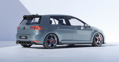 VW Golf GTI Mk7 EVO-1 Gloss Black Rear Diffuser by ZAERO (2013-2017)