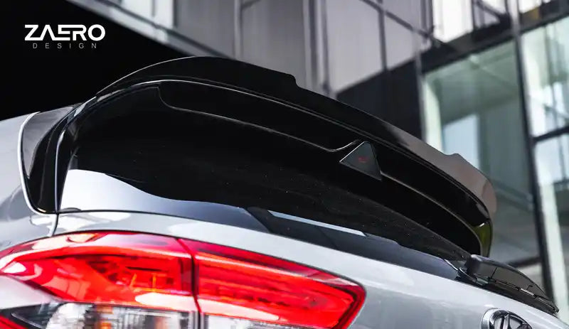Hyundai i30 N EVO-1 Gloss Black Rear Spoiler by ZAERO (2018+, PD)