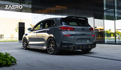 Hyundai i30 N EVO-1 Gloss Black Rear Spoiler by ZAERO (2018+, PD)
