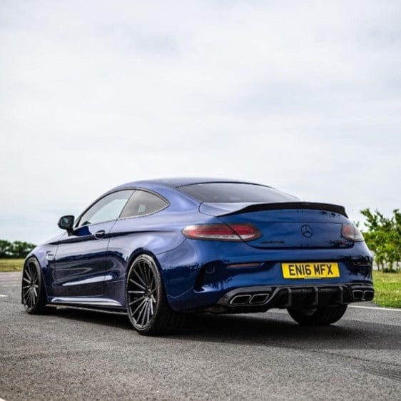 MERCEDES W205 C63 & C63 COUPE 2DR CARBON DIFFUSER - OEM+ CT STYLE