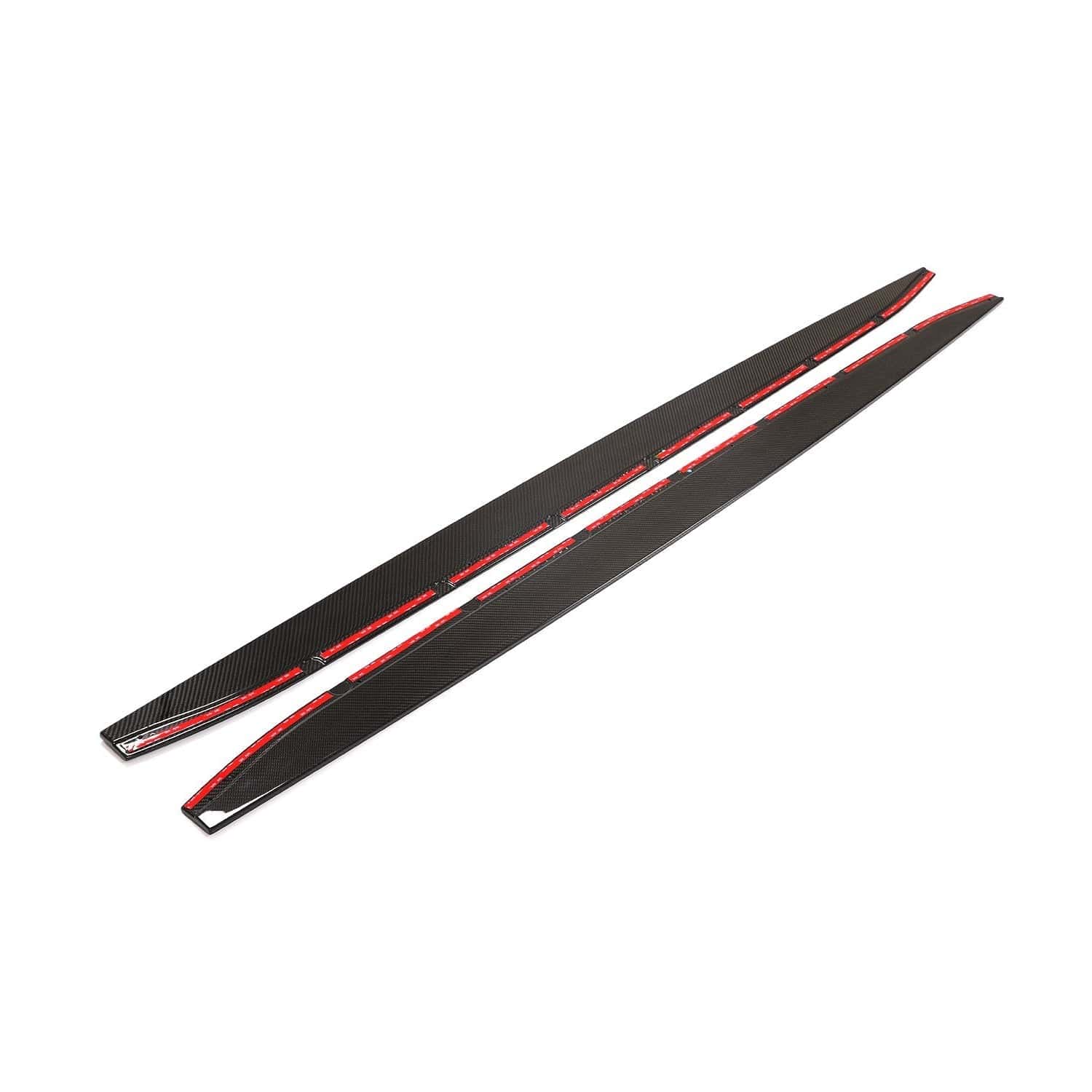 BMW M4 G82/G83 CARBON FIBRE SIDE SKIRT EXTENSIONS - CT DESIGN