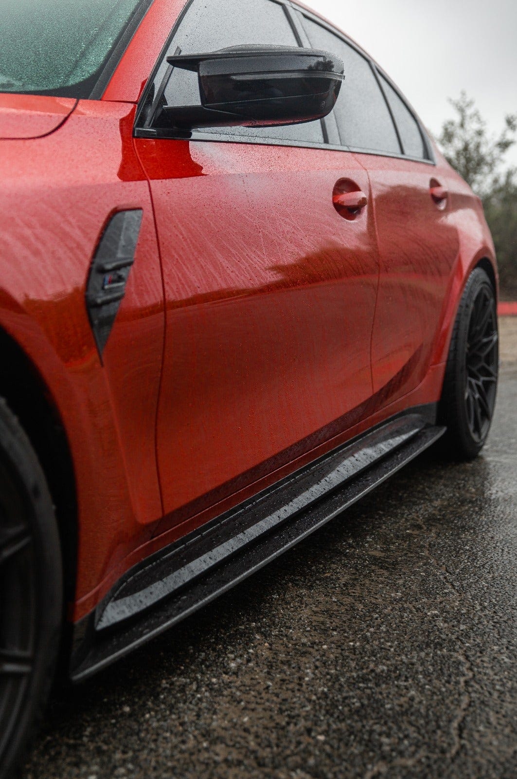 BMW M4 G82/G83 CARBON FIBRE SIDE SKIRT EXTENSIONS - CT DESIGN