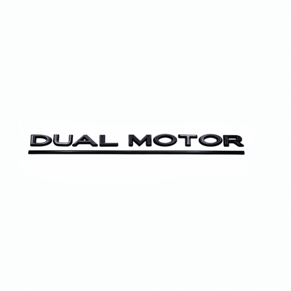 Tesla Model 3 & Model Y Gloss Black Dual Motor Rear Model Badge