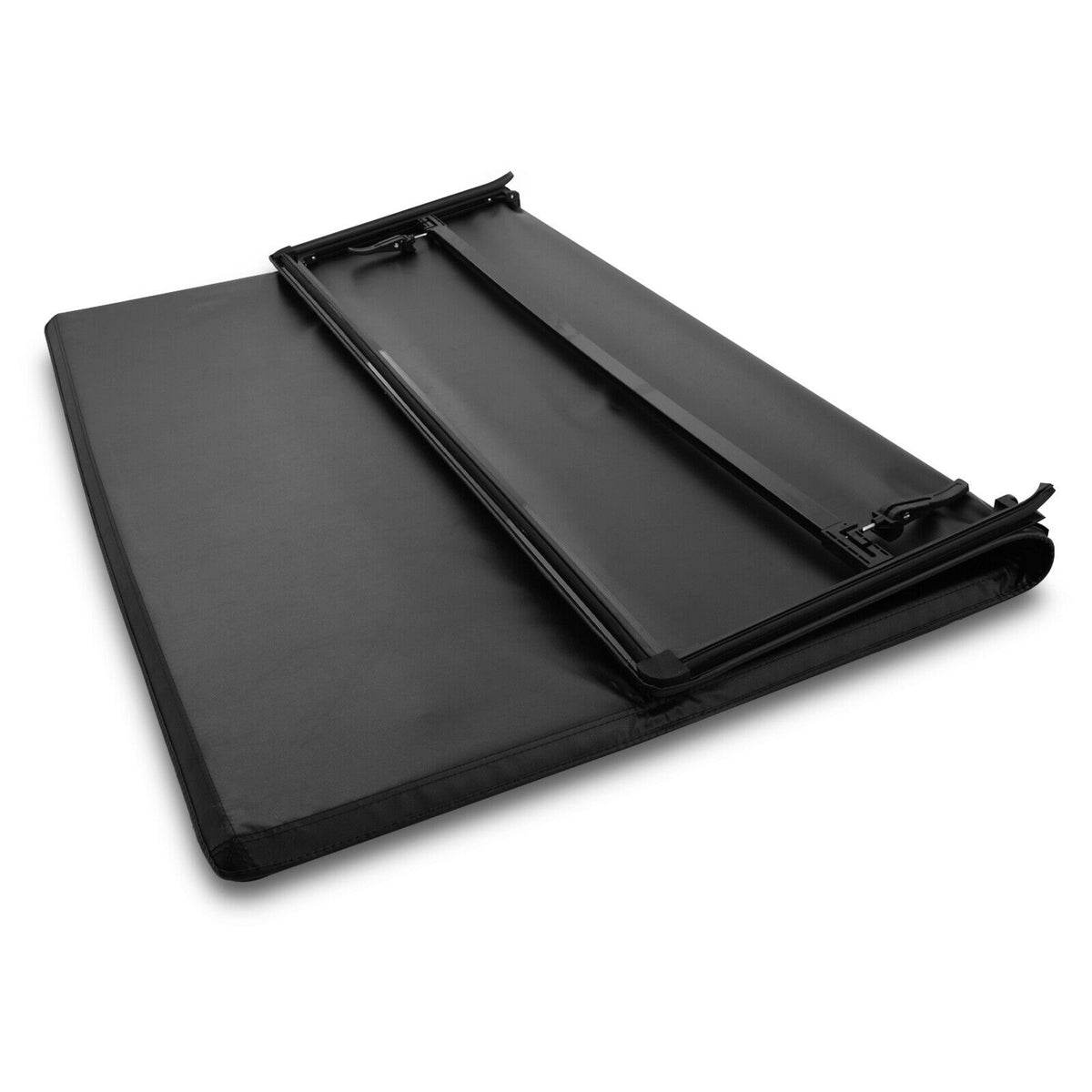Black 3 Fold Tonneau Protection Cover Shelter for Ford Ranger T6 12-16