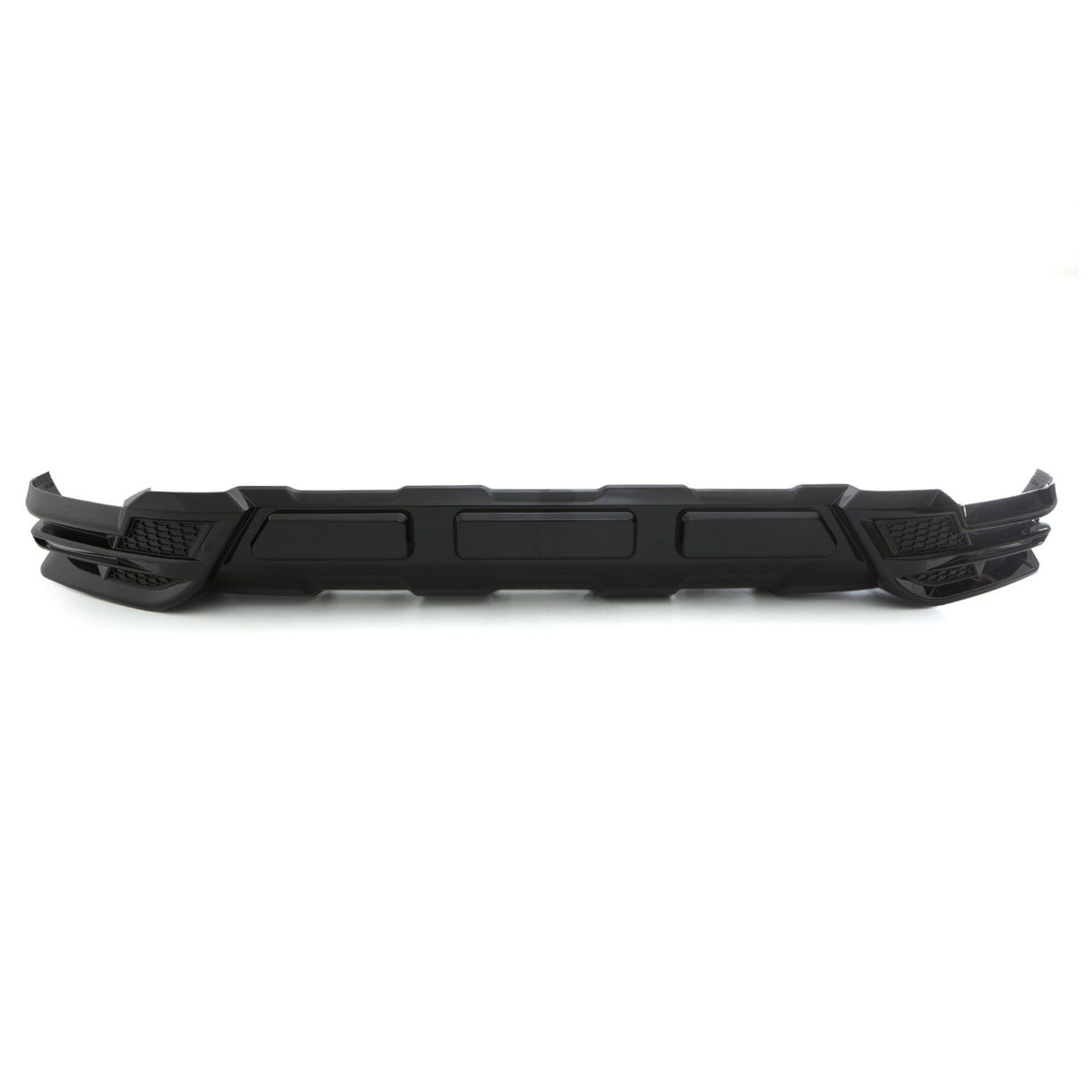 Gloss Black LED DRL Front Bumper Splitter for VW Amarok MK2 2022+