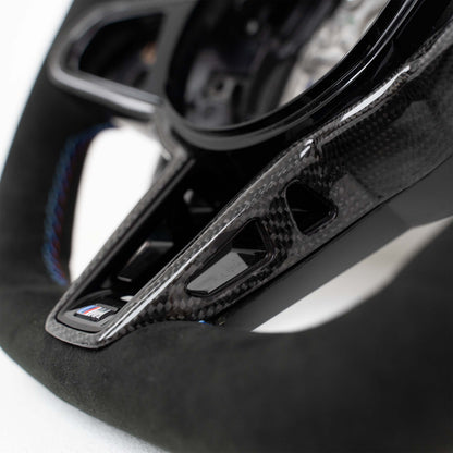 BMW 2 Series G42, 3 Series G20, M2 G87, M3 G80, M4 G82 Facelift Style Carbon Fibre Steering Wheel by TRE (2018+)